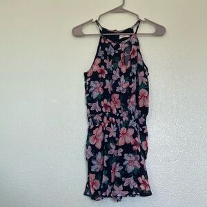 Floral Halter Romper
